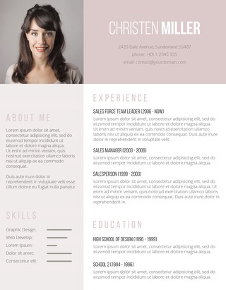 The Vintage Rose Resume Template