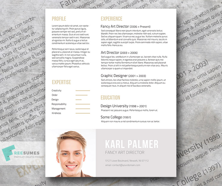 unconventional resume template