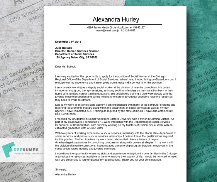 cover letter examples for older workers