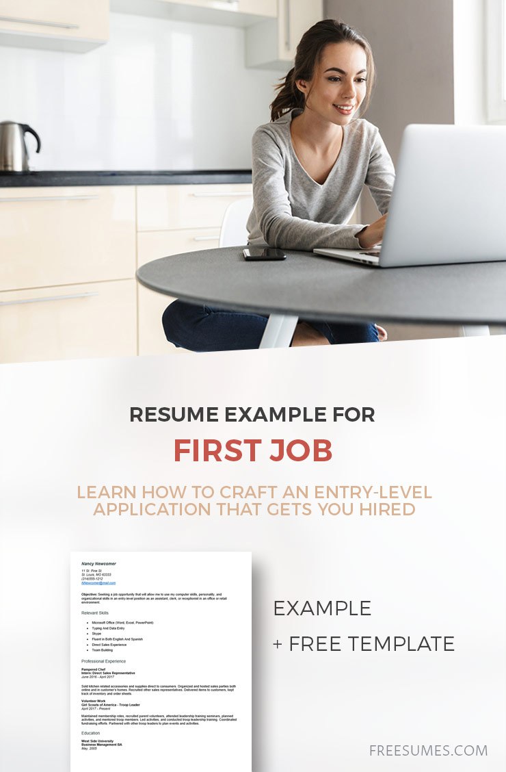 make resume for first job
